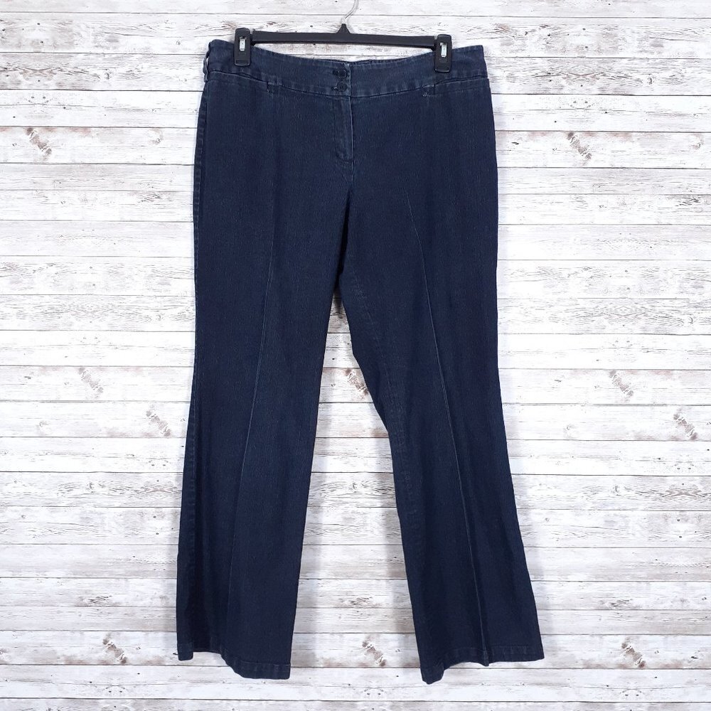Focus 2000 Womens Jeans Size 16 Straight Blue 719A